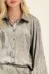 Silver pleated blouse | My Jewellery