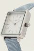Square watch with denim strap | My Jewellery