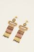 Statement oorhangers met bruine Miyuki kralen | My Jewellery