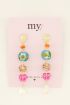 Statement rhinestone earrings with pearls | My Jewellery