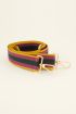 Striped multicoloured bag strap | My Jewellery