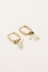 Sunrocks hoop earrings with rhinestones and star | My Jewellery