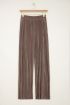 Taupe plissé broek | My Jewellery