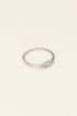 Universe minimalist ring with rhinestone | My Jewellery