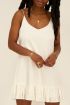 white dress with thin straps | My Jewellery