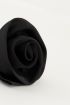 Zwarte scrunchie met bloem | My Jewellery