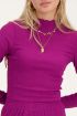 Purple crinkle top with texture | My Jewellery