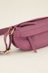 Purple cross body bag with extra compartment | My Jewellery