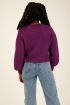 Purple oversized knitted jumper | My Jewellery