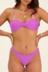 Purple twisted front bikini top | My Jewellery