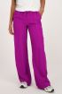 Purple wide-leg trousers linen look | My Jewellery