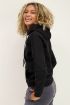 Zwarte Hoodie Ciao Bella, capuchontrui
