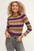Multikleur top met strepen | My Jewellery