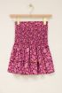 Red Paisley print skirt with ruffles | My Jewellery
