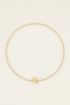 Ketting met strass stenen & slotje | My Jewellery
