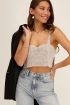 Crop top met strass | My Jewellery