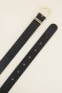 Leren riem slangenprint & goudkleurige gesp | My Jewellery