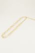 Kettingriem schakels glitter | ketting riem my jewellery