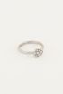 Ring driehoek strass