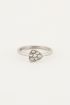 Ring driehoek strass