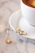 Ring half plaatje parel, Minimalistische ringen My Jewellery