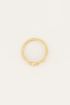 Ring met grote ovale schakels