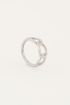 Ring met grote ovale schakels