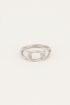 Ring met grote ovale schakels