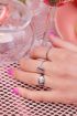 Ring Ovaal Roos, Minimalistische ring