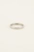 Ring met transparante steen | My Jewellery