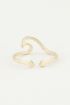 Ring met golfje, minimalistische ring
