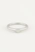 Ring met hartje, minimalistische ring