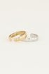 Brede ring met bolletjes | Bolletjes ring My Jewellery