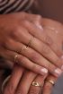 Ring vintage blauw steentje, ringen met steen My Jewellery