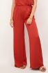 Rode broek satijnen look| Broeken | My Jewellery