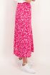 Rode midi rok in panterprint | Midi rok | My jewellery