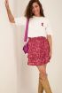 Rode ruffle rok met bloemenprint | My Jewellery