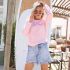 My Jewellery roze sweater met tekst