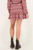 Rok met roze & oranje bloemenprint