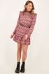 Rok met roze & oranje bloemenprint