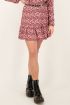 Rok met roze & oranje bloemenprint
