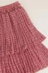 Rok laagjes & roze bloemen | Plooirok My Jewellery