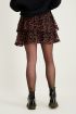 Rok met luipaard print en velvet | Mini rok My Jewellery