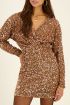 Rose gold dress with sequins | My Jewellery