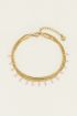 Armband dubbel roze