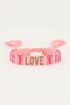 Roze armbandje love | My Jewellery