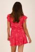 Roze bloemenprint top met smock & ruffles | My Jewellery