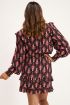 Roze blouse met boho print & ruffles | My Jewellery