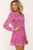 Roze blouse met tie-dye print | My Jewellery