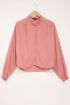 Roze blouse met wijdvallende mouwen | My Jewellery